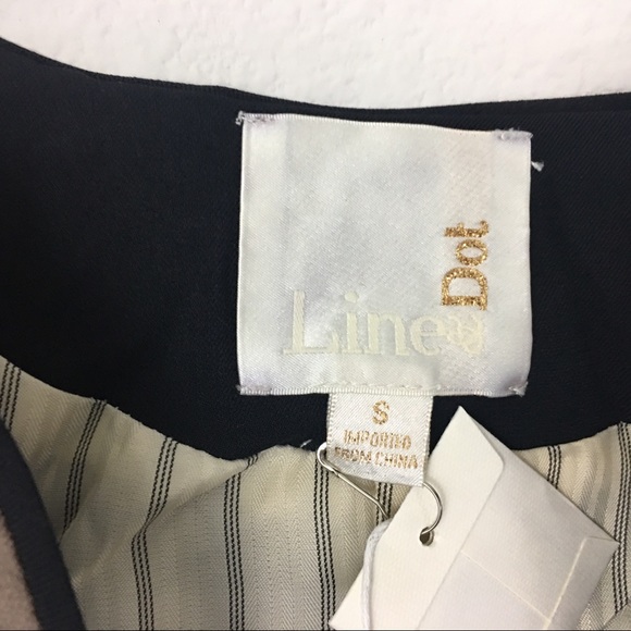 NWT Line & Dot Tan Black Cape Blazer size Small - Picture 4 of 4